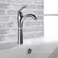 Round Fancy Style Brass Waterfall Bathroom Taps with Hot Cold Water Supply
